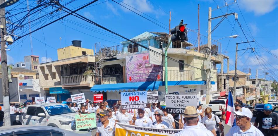 JUSTICIA JET SET MARCHA EN HAINA