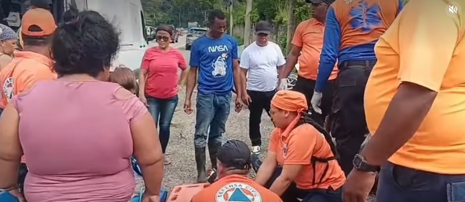 ASISTENCIA A HERIDOS POR ATROPELLO EN AUTOPISTA DUARTE