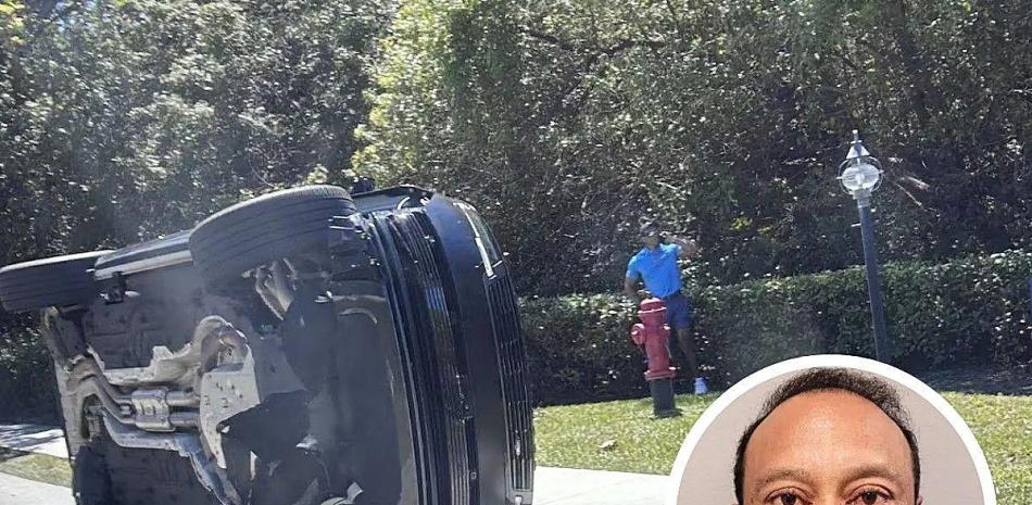 TIGER WOODS ESPOSADO TRAS ACCIDENTE