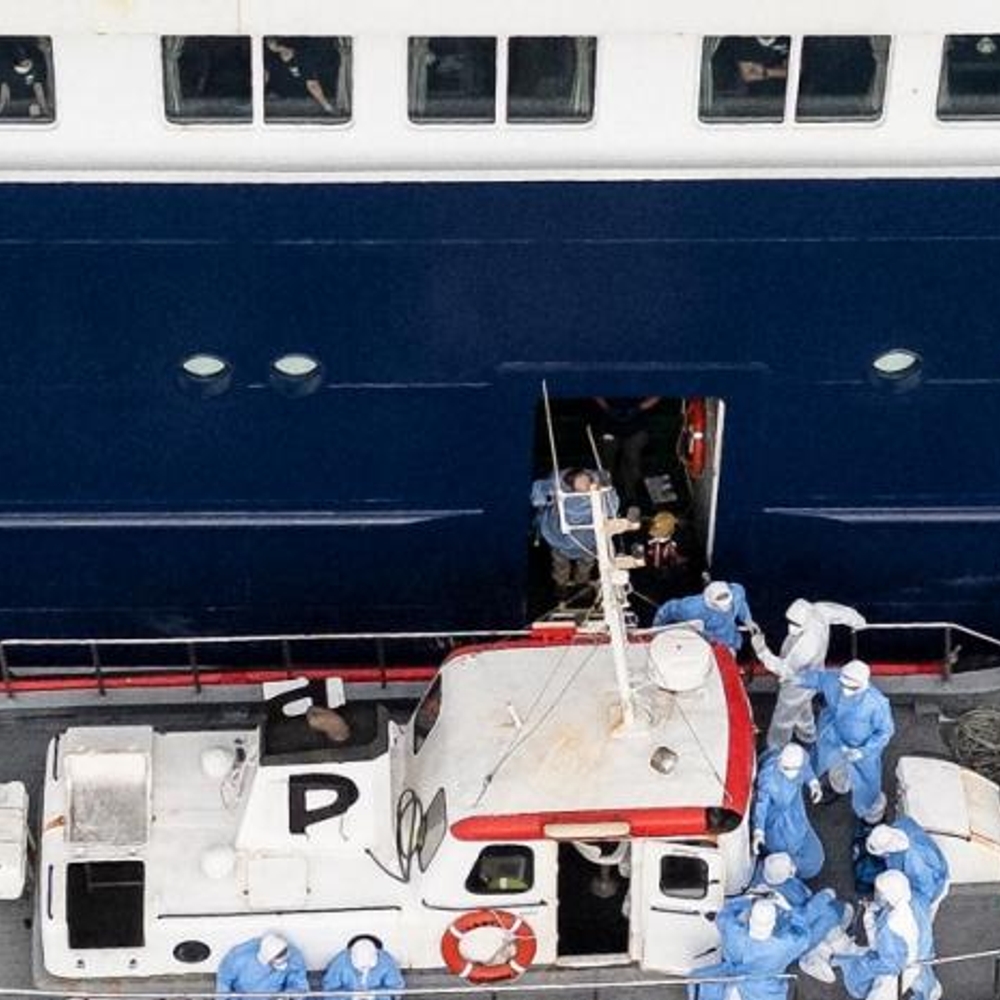 TRASLADAN A TRES DESDE BARCO POR SOSPECHA DE HANTAVIRUS A HOLANDA